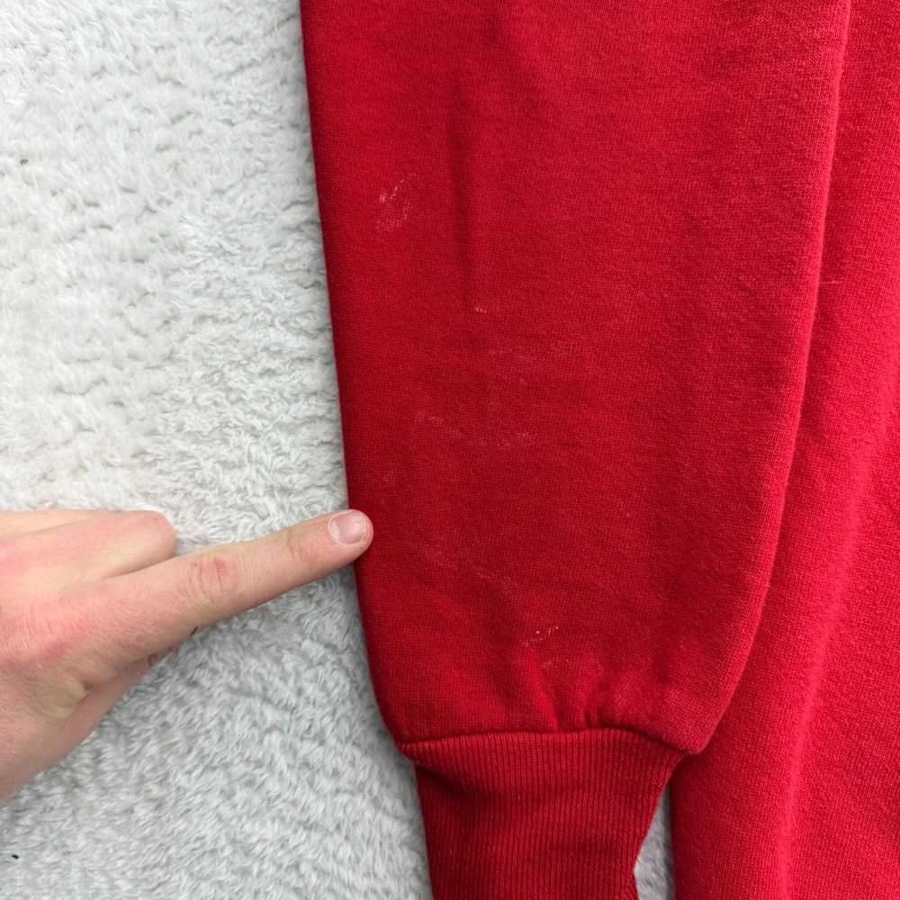Vintage Jerzees University of Nebraska Cornhuskers Red Graphic Sweatshirt Large